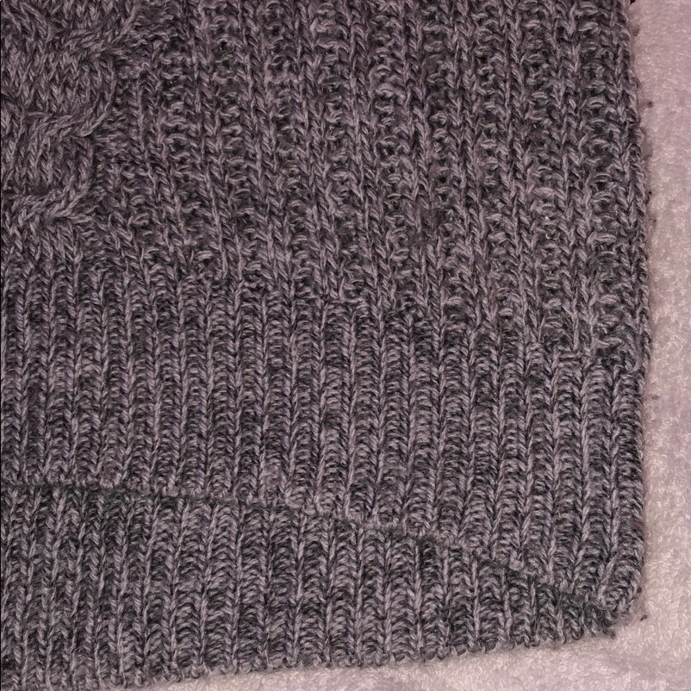 ‘Pink Rose’ Grey Sweater - Picture 3 of 4
